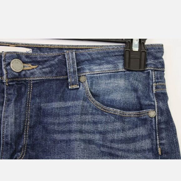 Paige Denim Shorts Sz.28 Jimmy Jimmy Short DSTRESSED Med Wash Rolled Cuff - Picture 3 of 5